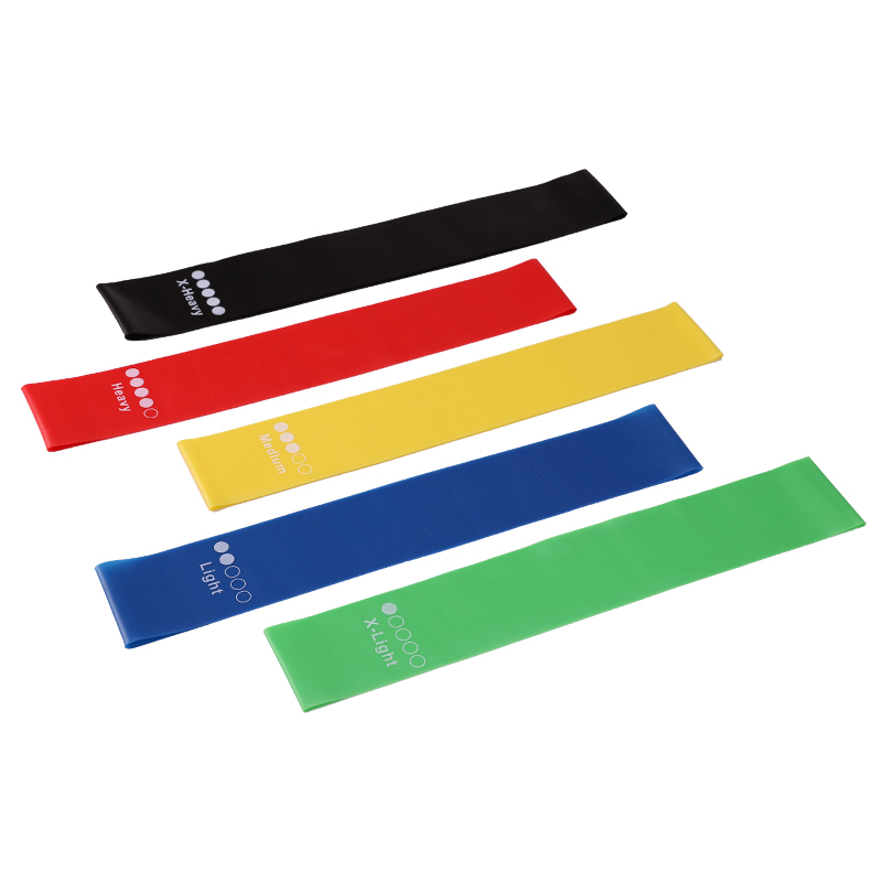 Pilates Yoga Resistance Ring - 5 pezzi fascia elastica fitness fascia