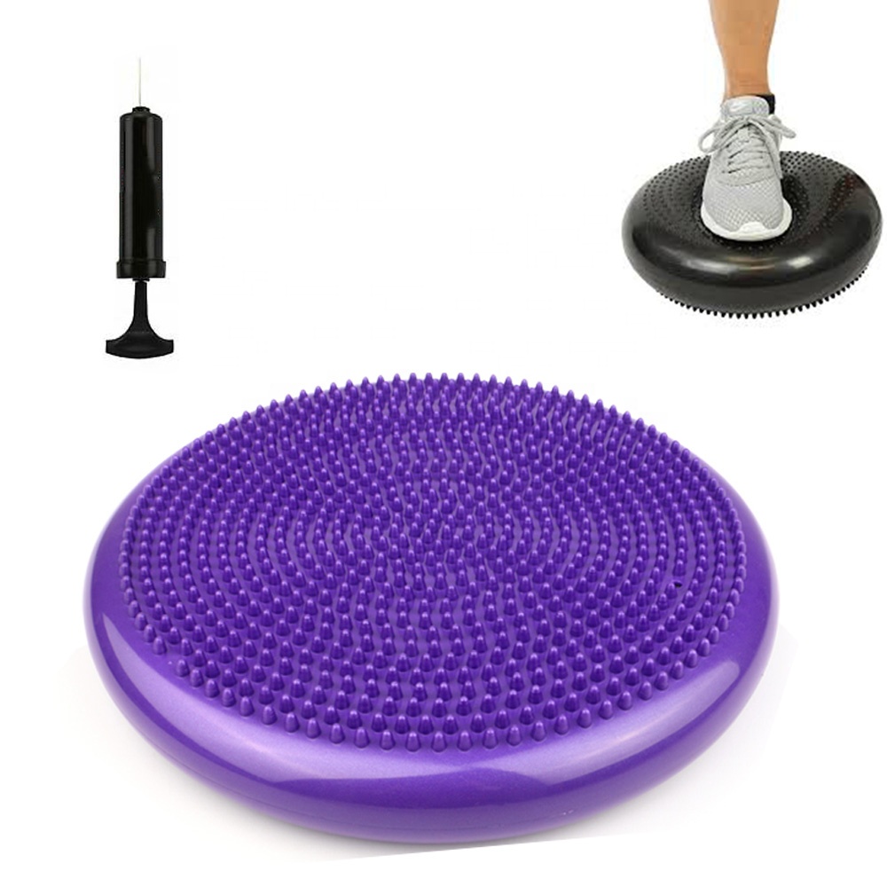 Exercise Disc Inflatable - Cuscino gonfiabile per yoga e pilates