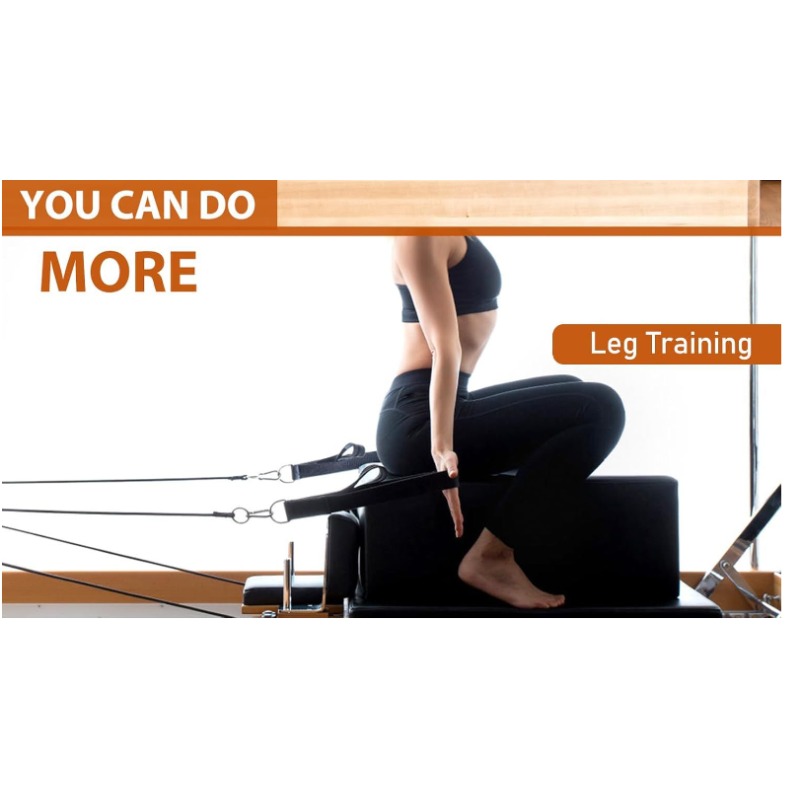 Pilates Yoga Resistance Ring - Cinghia Elastica a Doppio Anello per