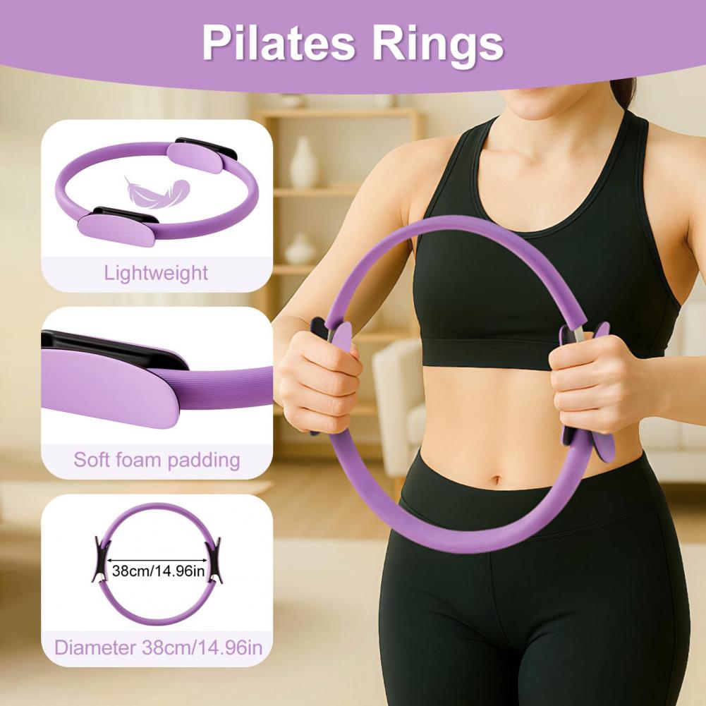 Pilates Yoga Resistance Ring - Cerchio per anello fitness per yoga