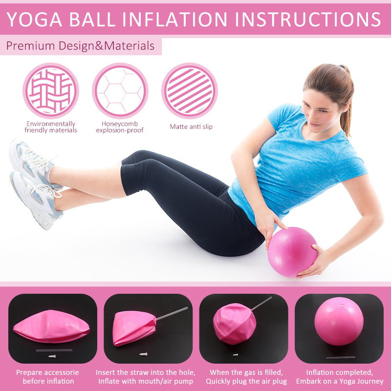 Fasce di resistenza per palla  - Pilates Yoga Ball Workout recensione e prezzo
