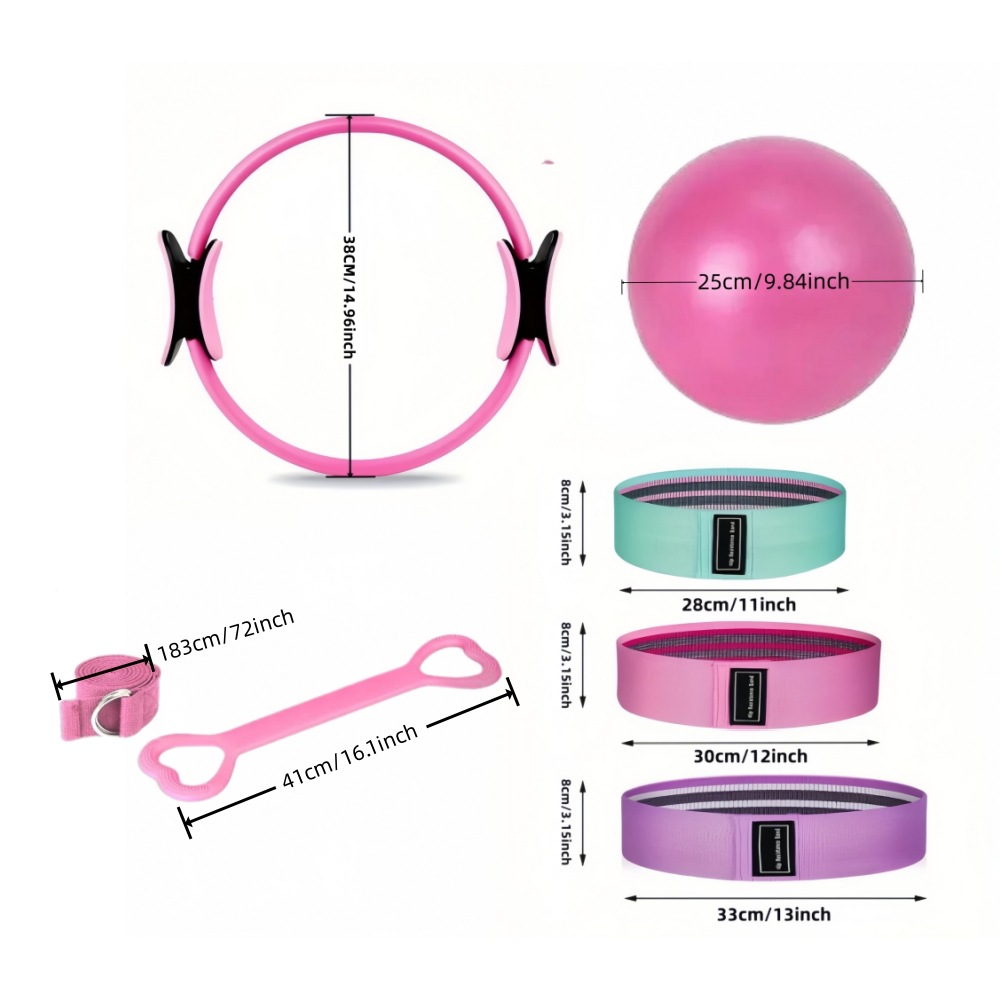 Set di anelli per pilates da 8 - Pilates Yoga Resistance Ring recensione e prezzo