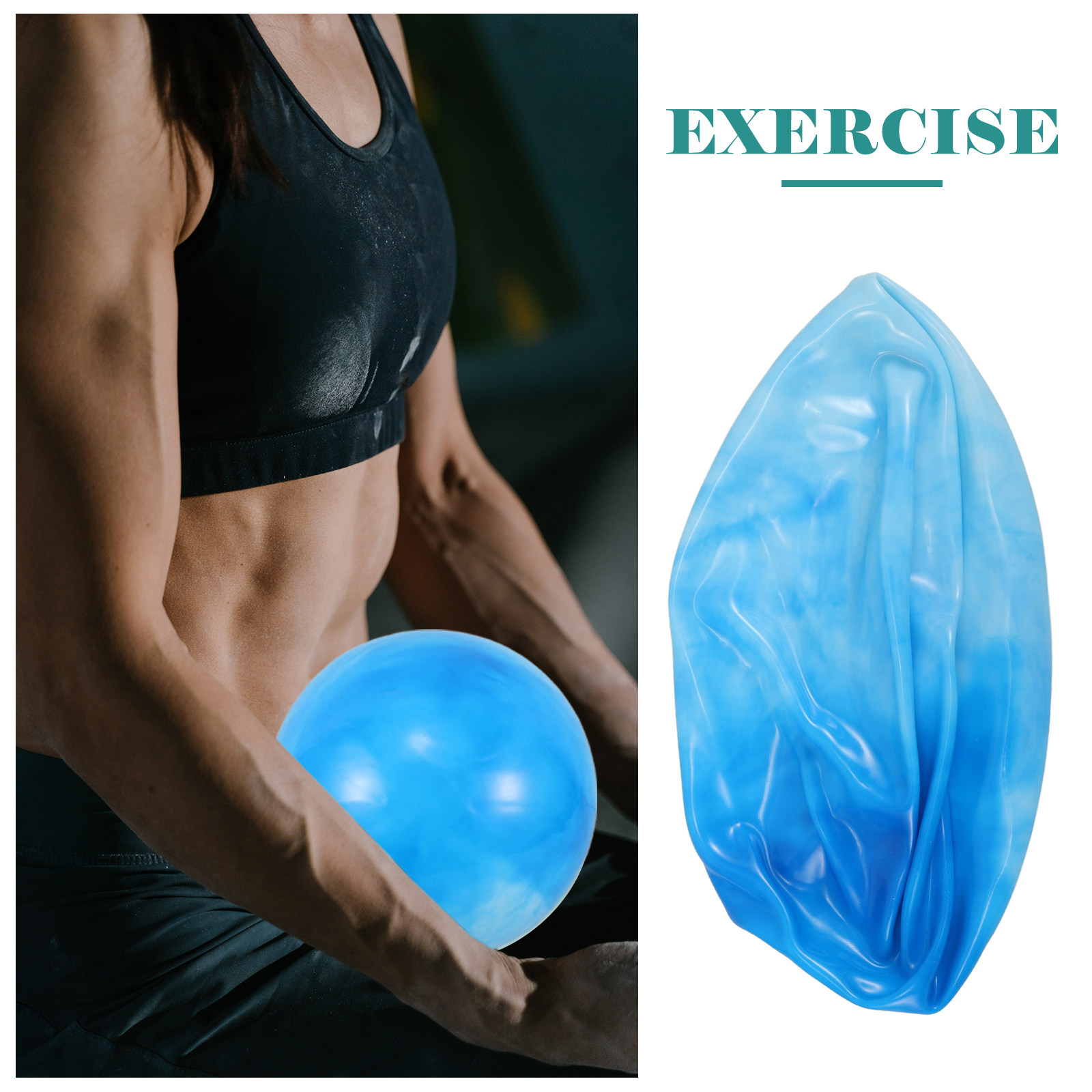 Palla da Pilates da 25 cm con  - Pilates Yoga Ball Workout recensione e prezzo